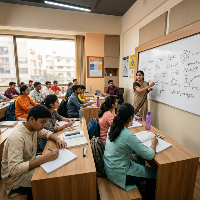 Students in classroom